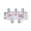 SPLITTER F SATELLITARE NEDIS SSPL400ME ATTENUAZIONI MAX 8,0 dB  5-1000 MHz 4 Uscite
